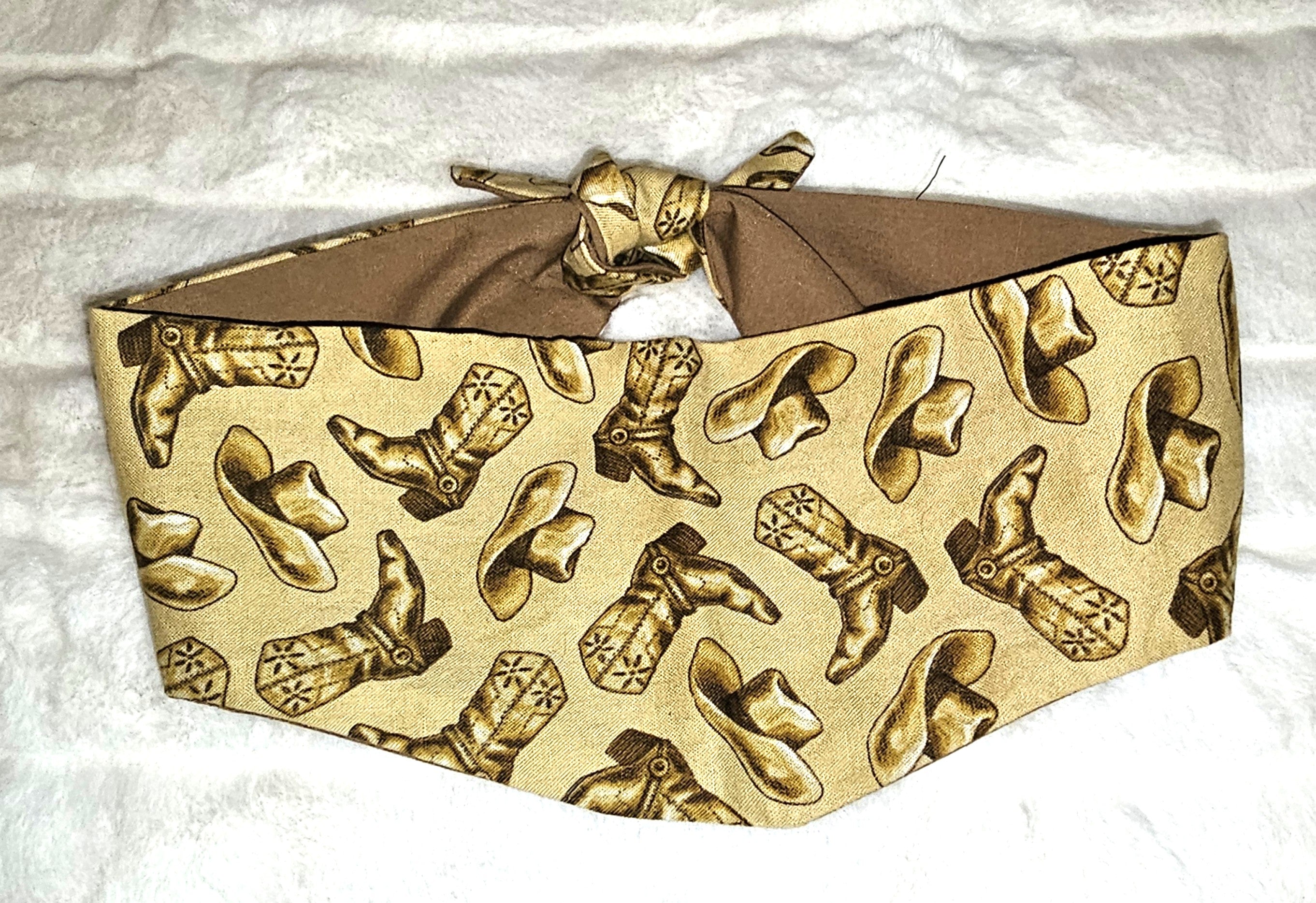Boots and Hats Rounded Bandanas
