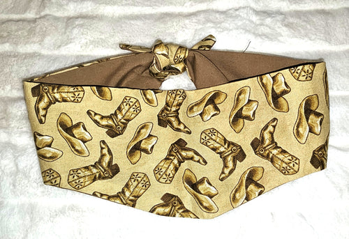 Boots and Hats Rounded Bandanas