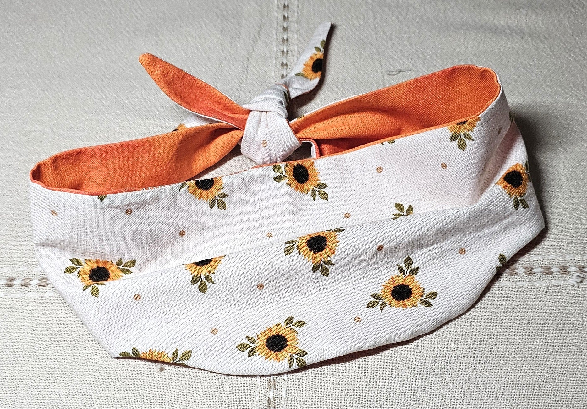 Sunflower Rounded Bandanas