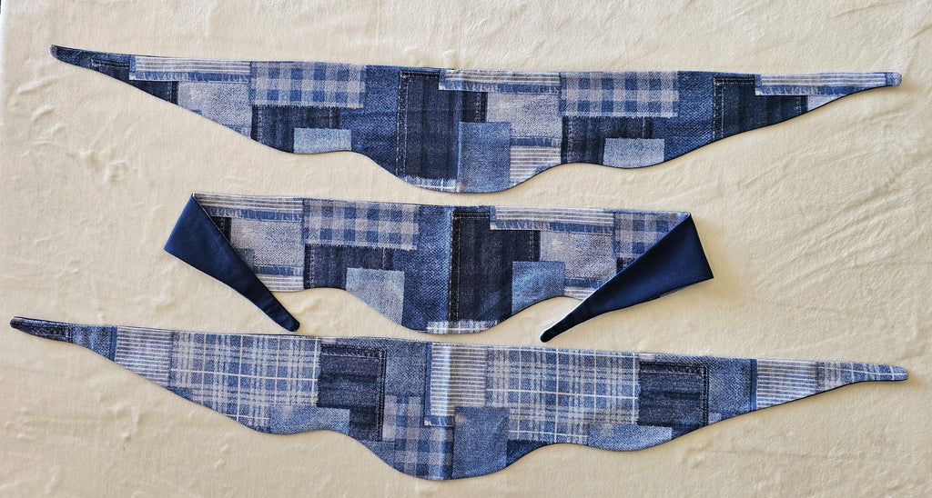 Rodeo Ready Patchwork Rounded Bandanas