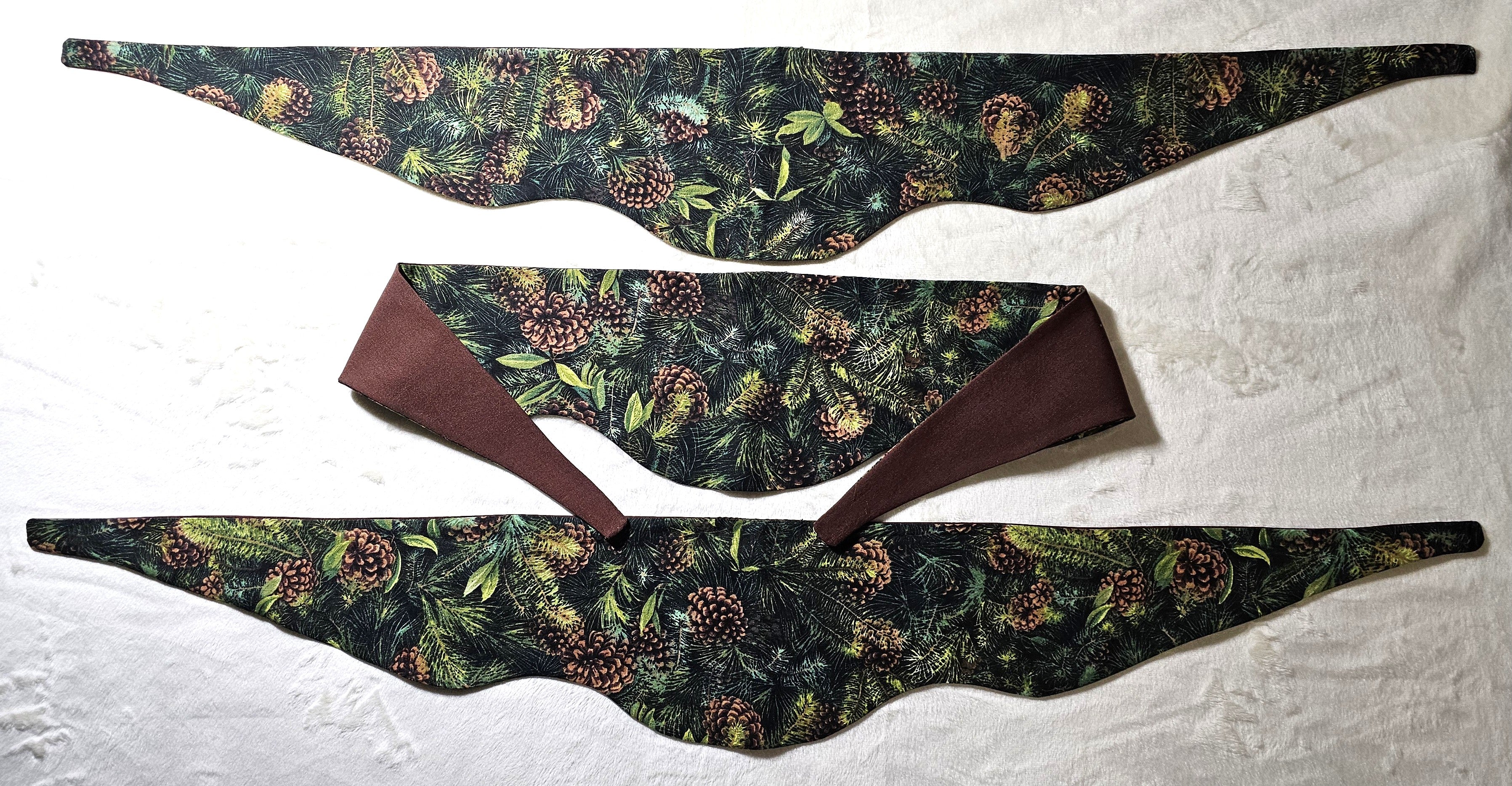 Pine Cone Pup Rounded Bandanas