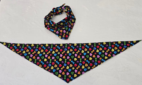 Hearts 'n Bones Short Bandanas