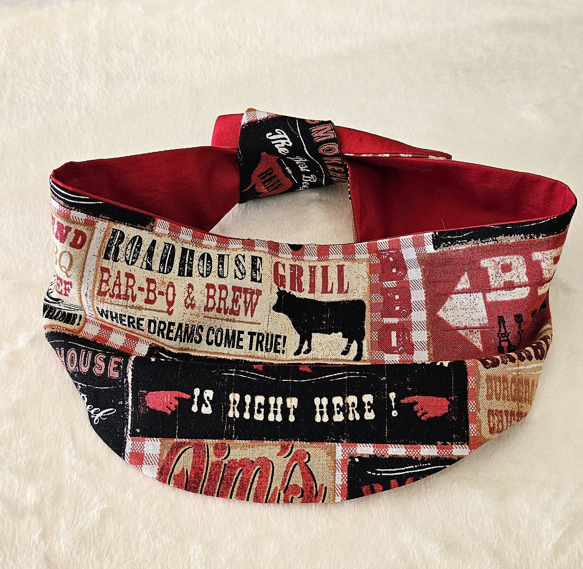 It's Time for a BBQ!  Rounded bandanas