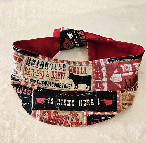It's Time for a BBQ!  Rounded bandanas