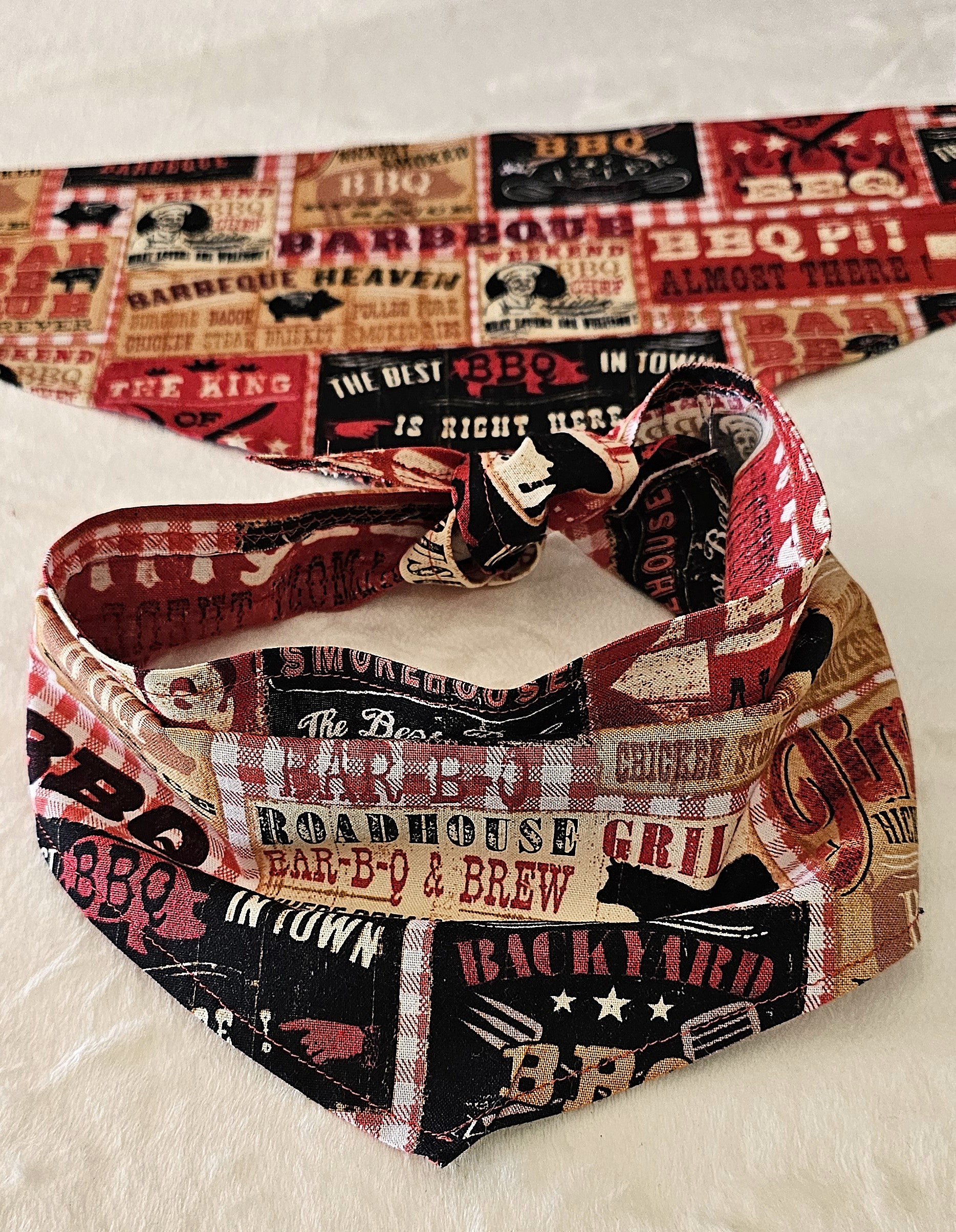 It's Time for a BBQ!  Short bandana