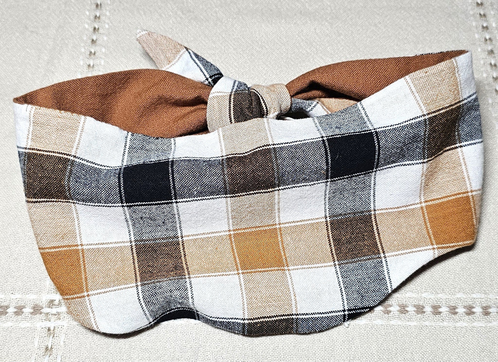 Plaid Passion Rounded Bandanas