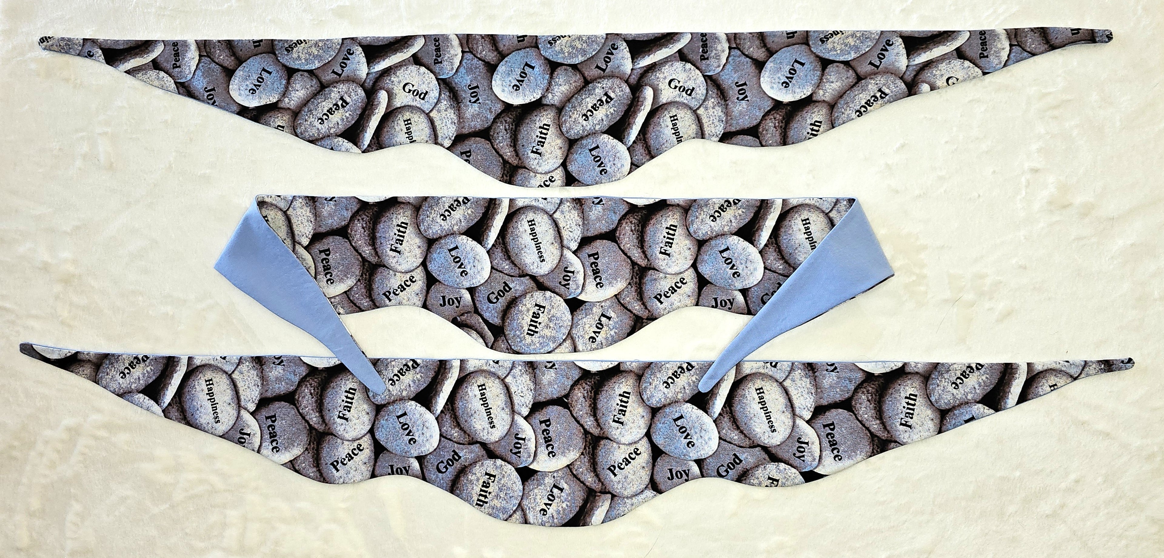 Serenity Stones Rounded Bandanas