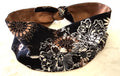 Whiskey Bloom Floral Rounded Bandana