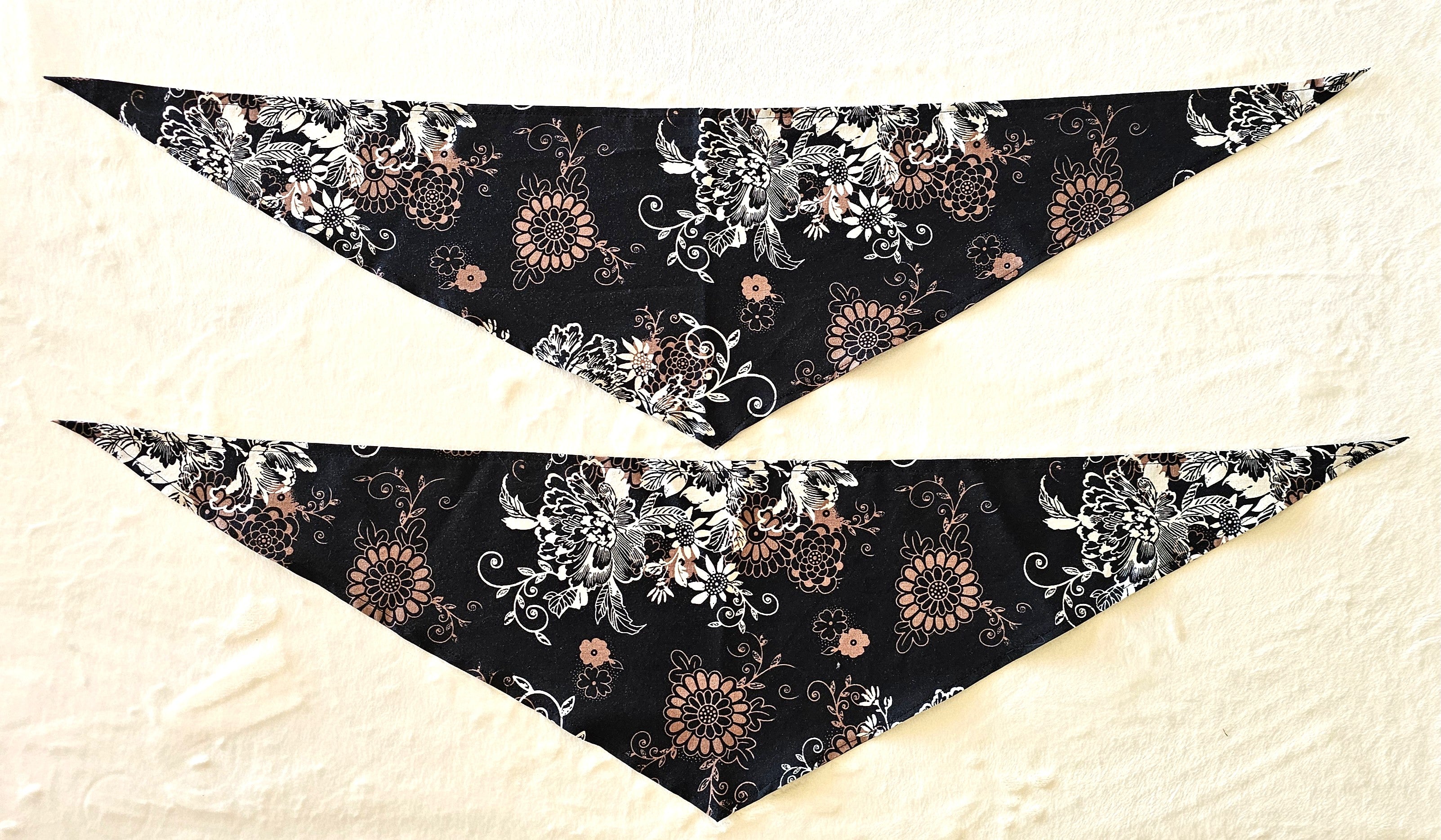 Whiskey Bloom Floral Short Bandana